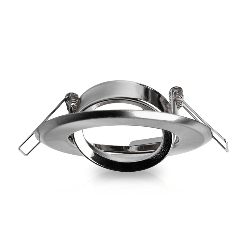 GU10 Armatuur Alford | 90mm | zilver | Zaagmaat 60 t/m 80 MM | Kantelbaar - Outledtl.nl